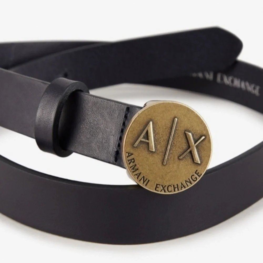 Armani Exchange Leather Belt